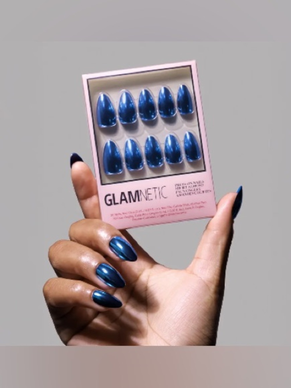 Glamnetic Blue Steel Press-On Nails (Pack of 2)